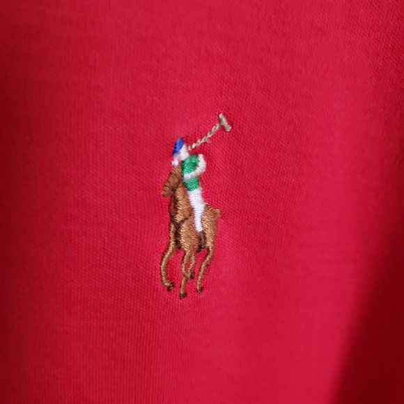 Polo Ralph Lauren Pima Soft Touch Red Polo - Picture 2 of 3